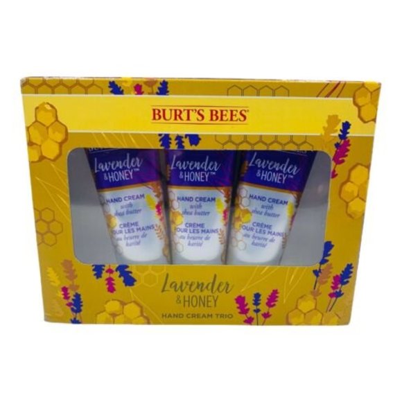 Burt's Bees Lavender & Honey Hand Cream Set with Shea Butter 1oz Great Gift